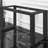 2er-Set MORENA | Stehtisch Kufe | Schwarz | Füße: 12x12cm | Produktbild-Vorschau 4