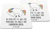 Mr. & Mrs. Panda Tischuntersetzer Einhorn Nacht 6er Set - Produktbild-Vorschau 3