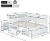 Flieks Kinderbett 140x200cm mit Lattenrost, Holzbett Produktbild-Vorschau 4