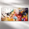 Dekor Leinwand Uhr Wandbilder Geräuschlos 60x30 Malerei Produktbild-Vorschau 2