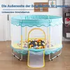 FOXSPORT Trampoline pour enfants Ø 150 cm - avec filet de Voir les images du produit 5