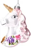 BRUBAKER Licorne avec couronne de fleurs - Boule de Noël en Voir les images du produit 4