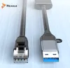 USB C USB A auf RJ45 Ethernet Kabel 2m LAN Adapter 1000Mbps Produktbild-Vorschau 6