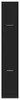 vidaXL Apothekerschrank Schwarz 30x41x174,5 cm Produktbild-Vorschau 5
