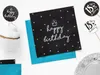 Servietten Happy Birthday 33x33cm Krone / Punkte 20 Stück Produktbild-Vorschau 2