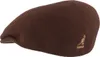 Kangol Flat Cap Schiebermütze 504 aus reiner Wolle in braun Produktbild-Vorschau