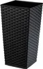 KADAX Donica Doniczka Wkład 24x47cm Wysoka Czarna Podgląd zdjęcia produktu 1