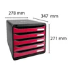 Exacompta 3097284D cassettiera ufficio Nero Anteprima dell’immagine prodotto 3