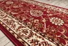 TAPIS DE COULOIR BCF MORAD Klasyk classique bordeaux 70 cm Voir les images du produit 3