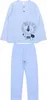 Pyjama Jungen - 100% Baumowolle - 104 - Türkis - Bequem und Produktbild-Vorschau 1