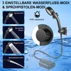 Tragbare Camping-Dusche 2400mAh, wiederaufladbar, LED Produktbild-Vorschau 4