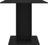vidaXL Tavolo da pranzo nero 80x80x75 cm materiale a base Anteprima dell’immagine prodotto 3