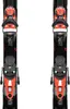 A pair of skis with bindings, viewed from above. Voir les images du produit