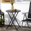 Zahradní stůl Outsunny, kulatý skládací stůl, Ø 60 cm, Náhled obrázku produktu 2