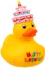 Canard de bain Happy Birthday Voir les images du produit 4