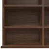vidaXL Półka na płyty CD brązowy dąb 102x23x177,5 cm Podgląd zdjęcia produktu 6
