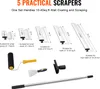A collection of wall coating and scraping tools, including various sized scrapers and a roller, displayed on a white background with descriptive text. Náhľad obrázku produktu