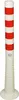 Poteau de blocage TPU blanc/rouge D.80mm à fixer avec Voir les images du produit 4