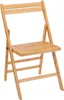 Bambusová skládací židle přírodní - 78 x 40 cm - kuchyňská Náhled obrázku produktu 1