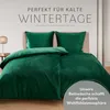 Blumtal Bettwäsche 135x200 & 80x80cm Cashmere-Touch Plüsch Produktbild-Vorschau 3