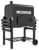 Outsunny BBQ Grillwagen mit Deckel und Ablagen Metall Produktbild-Vorschau 1
