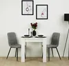 Table 80x80 cm Group Salle à Manger 2 Chaises Lin Gris Voir les images du produit 1