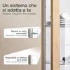 K-Möbel Vetrina sospesa in faggio (80x60x25 cm) con 2 Anteprima dell’immagine prodotto 4