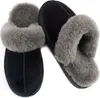 Damen & Herren Rutschfester Sohle Winterhausschuhe  Produktbild-Vorschau 1