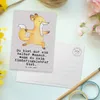 Mr. & Mrs. Panda Postkarte Kinderyogalehrer Herz - Grau Produktbild-Vorschau 3