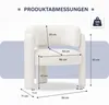 COLAMY Minimalistischer Design-Sessel-Sofa – Veredeln Sie Produktbild-Vorschau 3