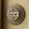 Inbouw netwerkdoos, porselein, retro design, CAT.5E, Productafbeelding-voorbeeld 7