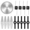 14 PCS Rasenmäher Messer Ersatz-Trimmerklingen, geeignet Produktbild-Vorschau 1