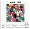 GALISON Quadratisches Puzzle Winterkatzen 500 Teile Produktbild-Vorschau 6