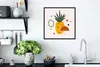 MuchoWow® Gerahmtes Poster Ananas - Abstrakt - Sommer 40x40 Produktbild-Vorschau 3