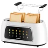 Steinborg XXL 4 Scheiben Toaster Schwarz Lift Funktion Produktbild-Vorschau 1