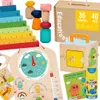 Tooky Toy Educational Montessori Box Puzzle Abacus Weather Produktbild-Vorschau 2