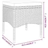 5-tlg. Garten-Lounge-Set Poly Rattan Schwarz Produktbild-Vorschau 8