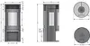 Oranier | Kaminofen | Rota Tre 2.0 | 5,5 kW | Schwarz, Top Produktbild-Vorschau 10