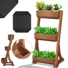 KESSER® Hochbeet mit Etagen Premium Blumenkasten Produktbild-Vorschau 1