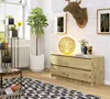 Komoda AKORD K120 Dąb Artisan 120 cm 4 szuflady kolor Dąb Podgląd zdjęcia produktu 4