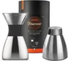 Asobu Caffettiera Pour Over da 1 litro argento Anteprima dell’immagine prodotto 1