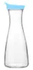 Karaffe mit Deckel, 1,0 ltr., weiß, Glas : Karaffe mit Produktbild-Vorschau 4