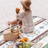 Campingdecke,Boho Picknickdecke 200x200cm Mit Tragegriff Produktbild-Vorschau 3