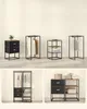 A collage of product images showcasing various configurations of clothing racks and storage units. Produktbild-Vorschau