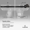 Klarstein digestor 90 cm, digestor s hliníkovým filtrom, Náhľad obrázku produktu 3
