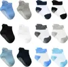 Rutschfeste Socken für Kleinkinder Griffe Baby Jungen 12 Produktbild-Vorschau 1