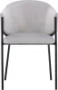 Venture Home Stuhl Evelina Grau 2er-Pack Produktbild-Vorschau 1