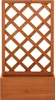 A wooden planter box with a lattice trellis attached. Náhľad obrázku produktu
