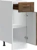 vidaXL Spodní kuchyňská linka Porto, uzený dub Materiál na Náhled obrázku produktu 5