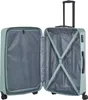 An open suitcase with its interior visible, showing packing straps and compartments. Produktbild-Vorschau